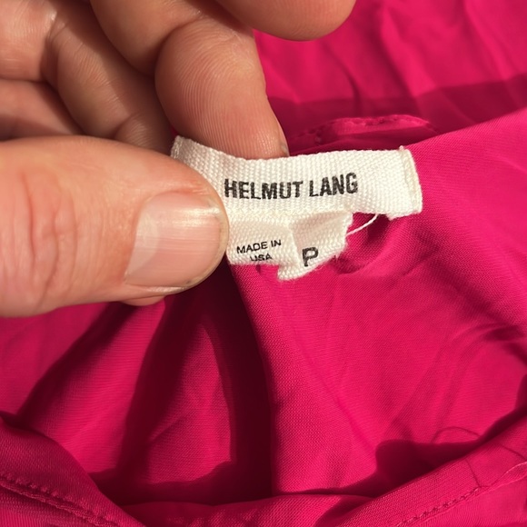 Helmut Lang Faint Jersey Sleeveless Keyhole Tunic, size Petite - Picture 5 of 12